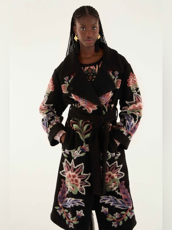 FARM Rio Jackets & Blazers - FARM RIO Marvelous Garden Fleece Coat